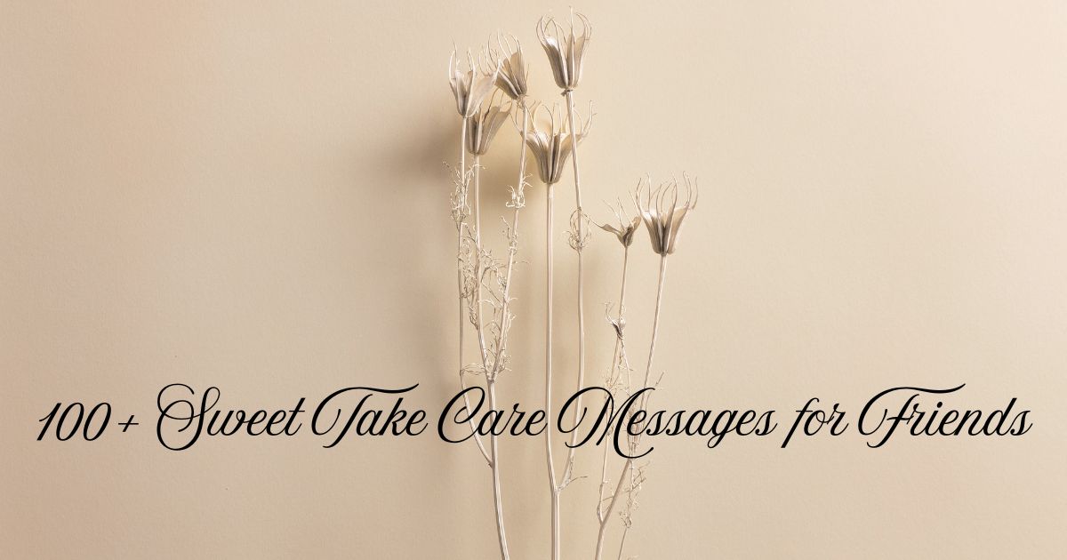 Take Care Messages for Friends
