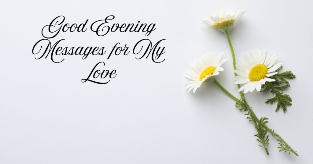 Good Evening Messages for My Love
