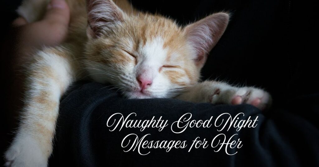 Naughty Good Night Messages for Her