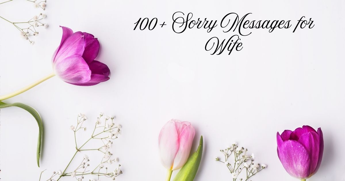 Sorry Messages for Wife