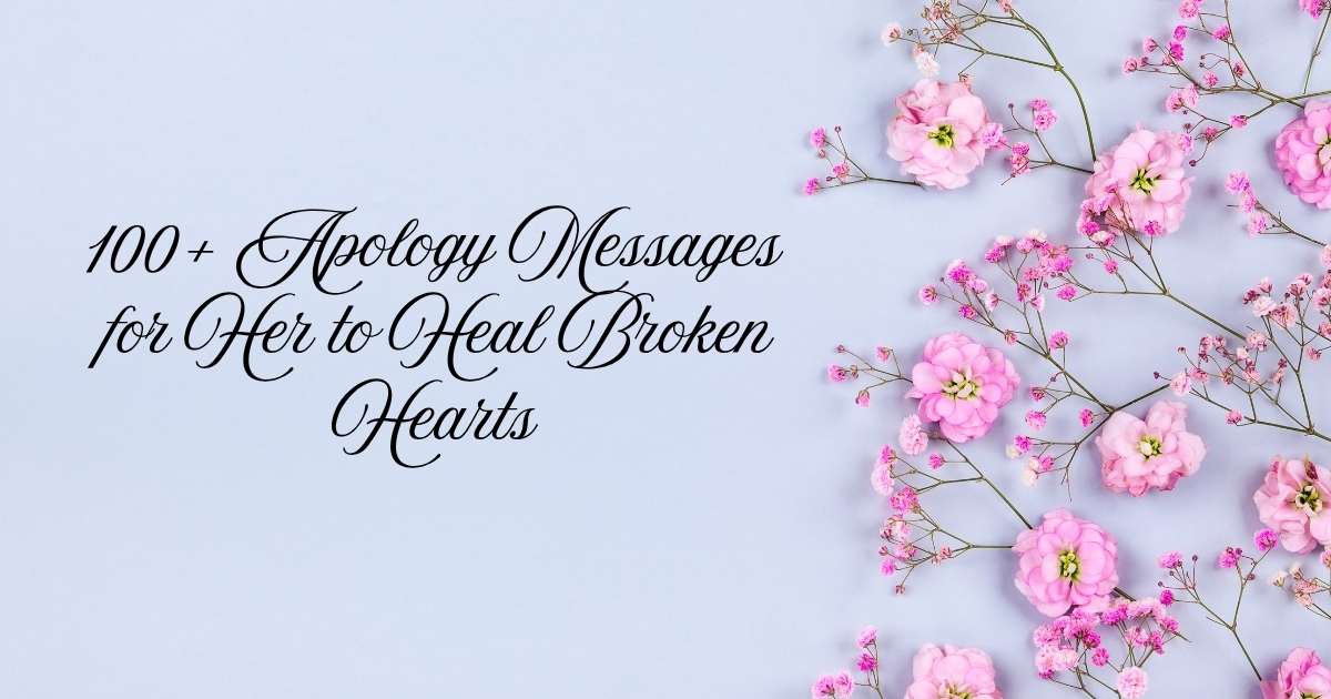 Apology Messages for Her